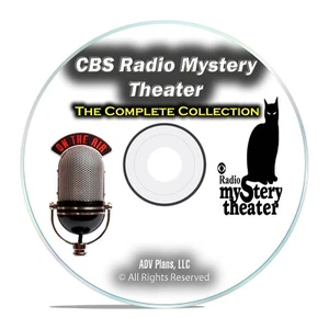 CBS RADIO MYSTERY THEATER, Complete Set, 1500+ OTR shows on 2 DVD-ROMs, MP3 - Picture 1 of 1