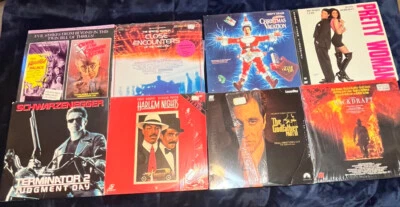 80’s LaserDisc Lot Of 8 Classic Movies Backdraft, Pretty Woman, Godfather EUC - Image 1 of 4