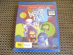 Blu 4 U: Inside Out : Collector's Edition 2 Discs : SEALED Disney Pixar - Picture 1 of 2