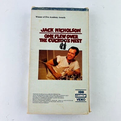 One Flew Over The Cuckoo's Nest VHS Video HBO Cannon Edition - Image 1 of 2