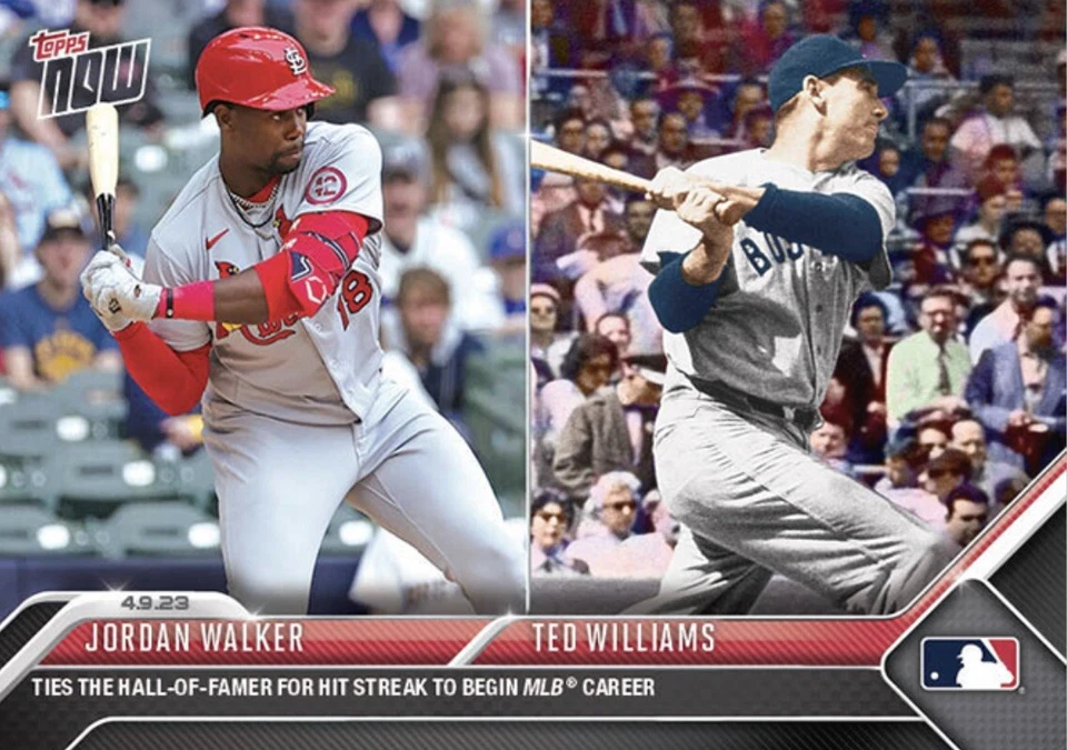 Jordan Walker / Ted Williams - 2023 MLB TOPPS NOW Card 87 RC -Presale- 🔥 - Image 1 of 1