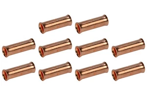 2 AWG TEMCo Butt Splice Connector Bare Copper Uninsulated Gauge. 10 Pack - Picture 1 of 5