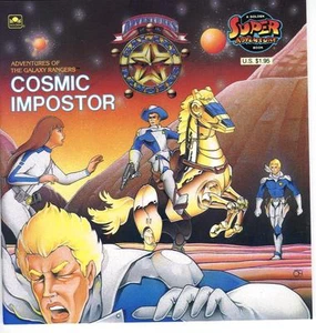 Adventures Of The Galaxy Rangers Book - Cosmic Impostor Book Vintage Book - Imagen 1 de 3