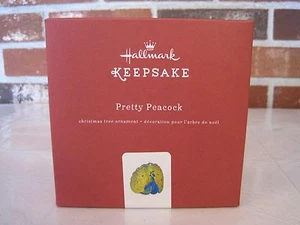 Adorno de recuerdo Hallmark 2016 bonito pavo real--(nuevo en caja) - Imagen 1 de 12