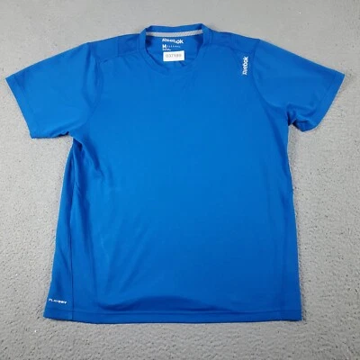 Camiseta Reebok Para Hombre Talla Mediana Azul Gimnasio Activo Entrenamiento Pullover Manga Corta * Foto 1 de 4