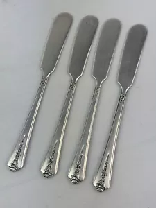 Holmes & Edwards IS Spring Garden Silverware Set of 4 Butter Knife * Knives - Picture 1 of 3