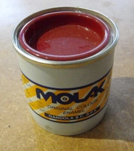 COLORE ENAMEL MOLAK CONFEZIONE GRANDE DA 100 ml RAL 3004 CREMISI - Foto 1 di 1