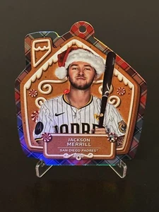 Jackson Merrill RC [Oversized Die-Cut MLB Ornament] #MLBO-13 2024 Topps Holiday - Bild 1 von 2