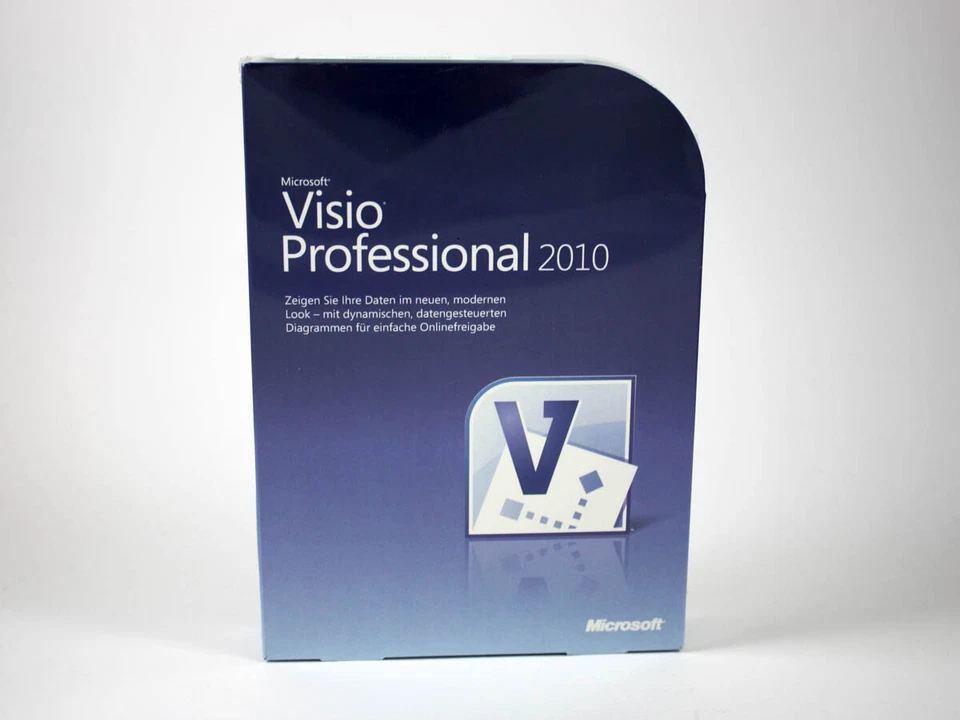 Microsoft Visio 2010 Professional, deutsche Vollversion - neu, SKU: D87-04397 - Bild 1 von 1