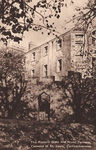 Postern Gate & Front Terrace St. Louis Convent Carrickmacross Ireland Postcard - Imagen 1 de 2
