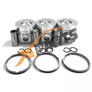 3 SET 3TNB84 Engine Piston Kit With Ring Set For Yanmar - Picture 1 of 7