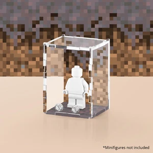 Pixel Fungus Design LEGO Minifigure Display Case - Picture 1 of 14