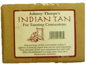 Johnny Thorpe's Indian Tan Home Fur Tanning Kit Trapping Supplies - Picture 1 of 8