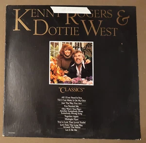 Kenny Rogers & Dottie West "Classics" by Liberty Records 33rpm VINYL LP - Picture 1 of 3