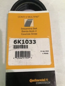 Continental 6K1130 Accessory Drive Belt System Components - Serpentine Belt - Picture 1 of 5