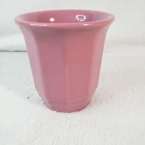 VINTAGE MCM Pink Mauve BATHROOM VANITY Tumbler CUP - Picture 1 of 6
