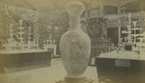 Frankreich Paris Weltausstellung Keramik Belgische Sektion Altes Foto 1878 - Bild 1 von 3