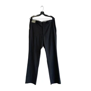 Pantalones de vestir Daniel Cremieux para hombre 36X34 negros pierna recta oficina formal ¡NUEVOS CON ETIQUETAS nuevos! - Imagen 1 de 9