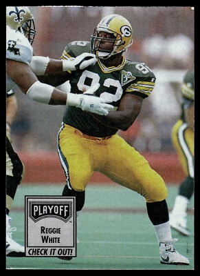 1993 Playoff Contenders #150 Reggie White - Image 1 of 2