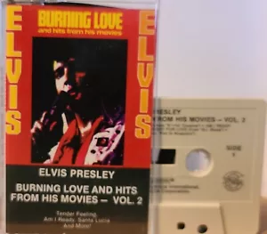Elvis Presley - Burning Love Hits From His Movies VOL.2 Cassette - Picture 1 of 1