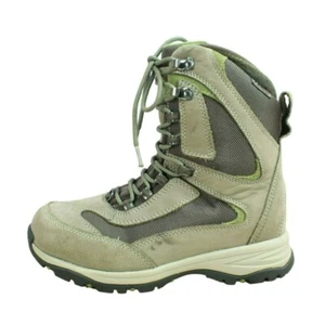 LL Bean Women's Tan Suede Waterproof Insulated High Top Hiking Boots Size 8.5 M - Picture 1 of 9