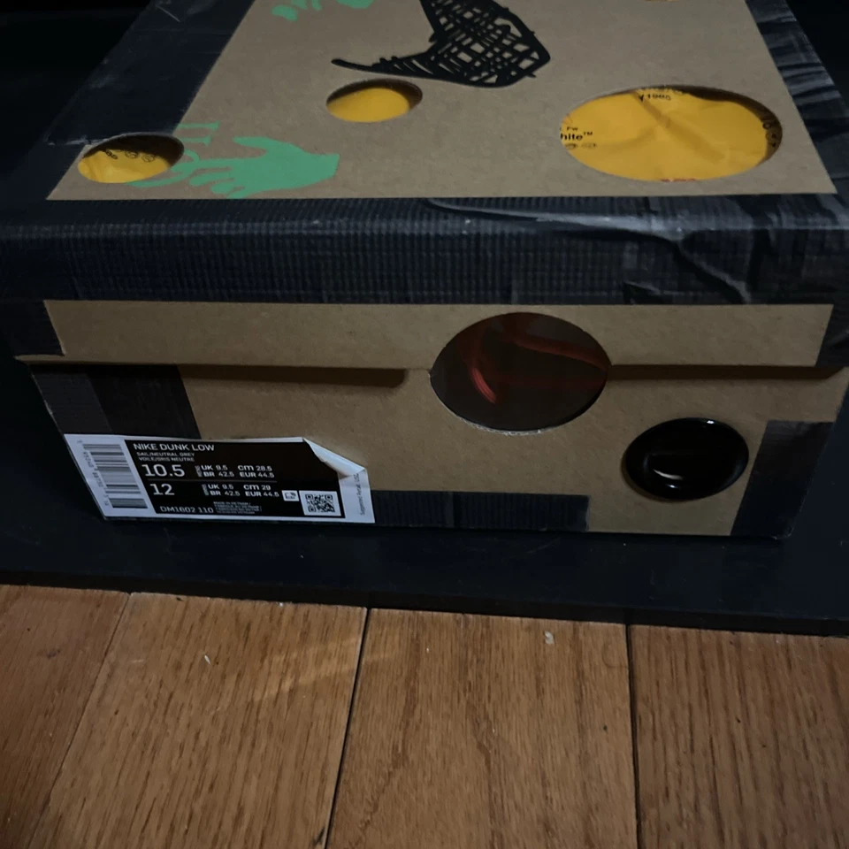 Size 10.5 - Nike Off-White x Dunk Low Lot 06 of 50 - Image 1 of 4