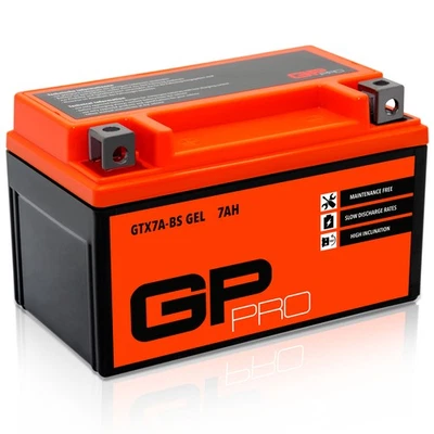 Batterie 12V 7Ah GEL GP-PRO GTX7A-BS Roller ähnl YTX7A-BS 50615 YTX7A-4 CTX7A-BS