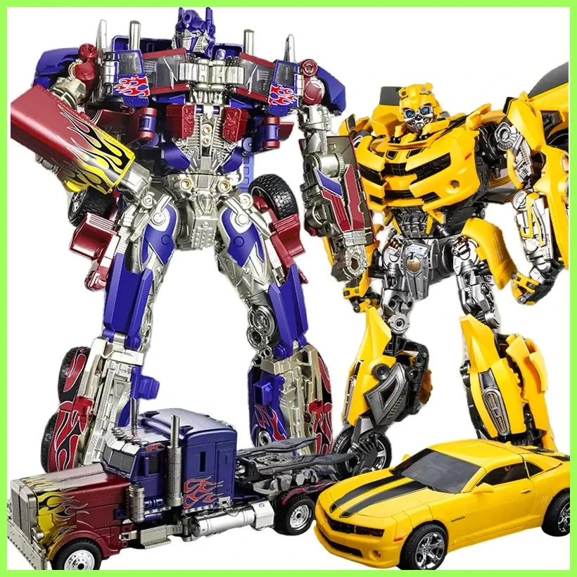 Transformers Optimus Prime Bumblebee Megatron Schwarz Gold Roboter Spielz - Bild 1 von 4