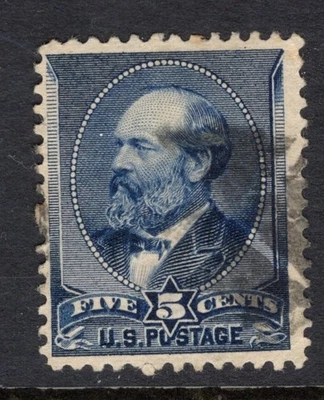 US Scott 216 usado - delgado - CV 17,50 $ Foto 1 de 2