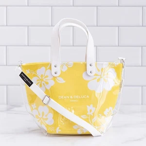 DEAN & DELUCA Hawaii Exclusive 3-Way Tote Bag Clear Tote Hibiskusbeutel (gelb) - Bild 1 von 1