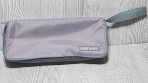 Case Logic Cassette 15-Tape Carry Case Holder Nylon Storage Zipper Purple Handle - Picture 1 of 4