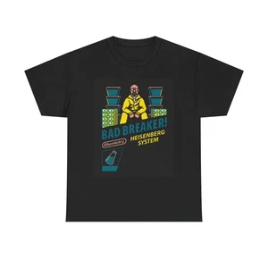 Breaking Bad Gamer Grafik T-Shirt Retro Videospiel Poster Unisex Heavy Cotton - Bild 1 von 5