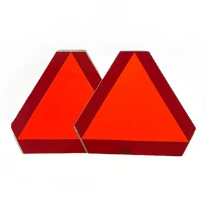 Metallschild langsam beweglich Fahrzeug, Sicherheit Dreieck Schild - 2er Pack - 14 x16 Zoll... - Bild 1 von 6