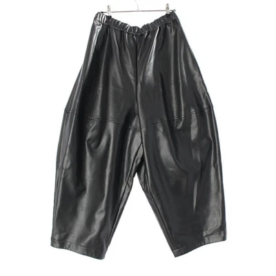 Pantalones Globo Ancho Cuero Sintético COMME des GARCONS AD2024 Negros M Usados Foto 1 de 4