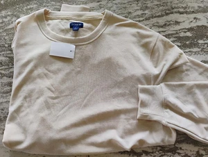 Jcrew Mens Long Sleeve Lightweight Sweatshirt Large MINT FREE SHIPPING! - Picture 1 of 1