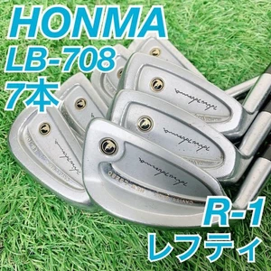 Left-handed Honma Lb-708 Irons #5-10,Sw(7Clubs)/Carbon/Flex:Regular - Picture 1 of 9