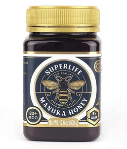 Miel de Manuka cruda MGO 83+ (UMF 5+) - 17,64 oz pura y sin pasteurizar - Imagen 1 de 12