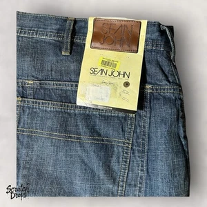 Sean John Herren Vintage Jeans Gr. 54B Retro Denim Hose Big Tall Size Selten Neu mit Etikett - Bild 1 von 4