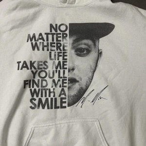 Mac Miller No Matter Where Life Takes Me, Find Me with a Smile Hoodie Medium - Imagen 1 de 8