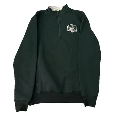 Men's Colosseum Green Ohio Bobcats Tortugas Logo Quarter-Zip Jacket - Image 1 of 3