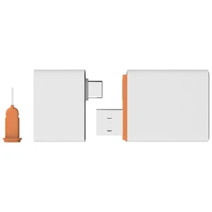 2-in-1 TF nCARD NM Nano Memory Card USB 3.1 Type-C Card Reader Dual Port Adapter - Picture 1 of 9