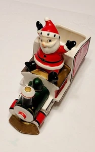 Vintage anni 50 Holt Howard fioriera Babbo Natale treno Natale XMAS EXPRESS Giappone - Foto 1 di 12