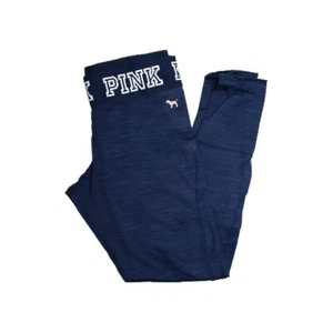 Leggings forrados de lana ROSA Victoria's Secret. Azul Marl. Grande nuevo sin etiquetas - Imagen 1 de 4