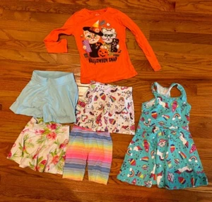 Lot of 6 The Childrens Place Girls Dress + Top + Skort Skirt  Sz Small 5-6 - Picture 1 of 2