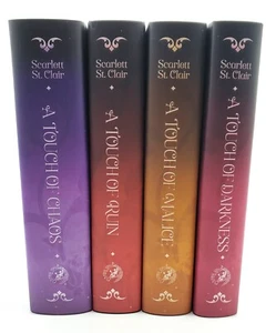 Scarlett St Clair Hades X Persephone Saga A Touch Of Darkness Signed Fairyloot - Picture 1 of 20