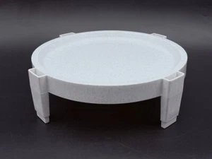 Speckled White Tupperware 10.5" Divide A Rack Pie Cake Stacker Tray Holder #1866 - Picture 1 of 3