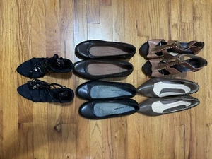 Lot Of Brand Names Ladies Shoes Size 6;Michael Kors,Carolina Espinosa,hush Puppi - Picture 1 of 9