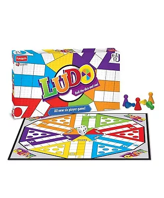 Ludo 2018, The Classic startegy Game Board, Unique 6 Player Game, Kids - Image 1 of 4