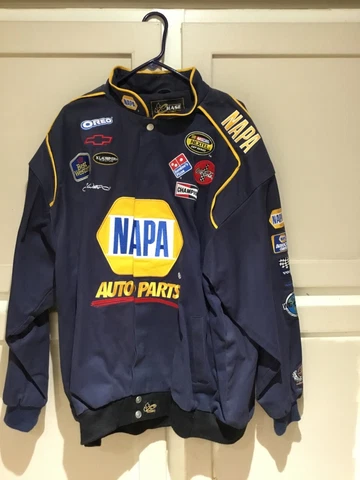 Michael Waltrip - Chase Authentics Napa Racing Jacket Mens XXXL NASCAR Preowned Cover