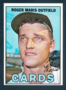 Topps 1967 béisbol #45 Roger Maris casi nuevo+ - Imagen 1 de 2